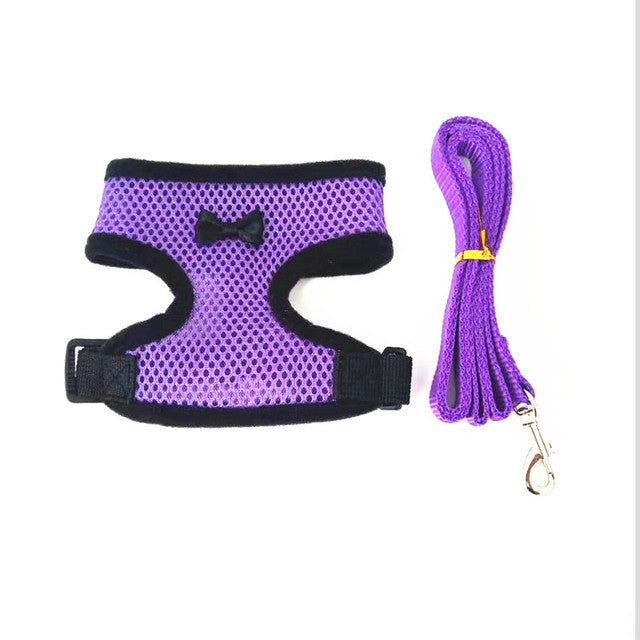 Adjustable Vest Walking Lead Leash