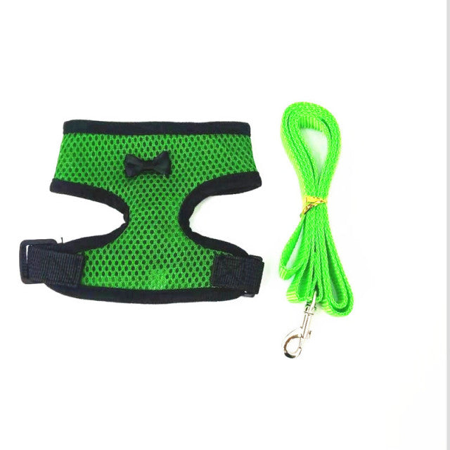 Adjustable Vest Walking Lead Leash