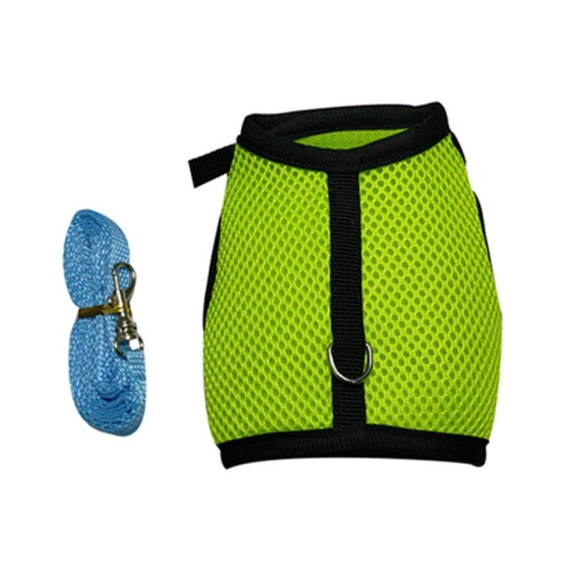 Rabbit Harnesses Vest Leashes Set