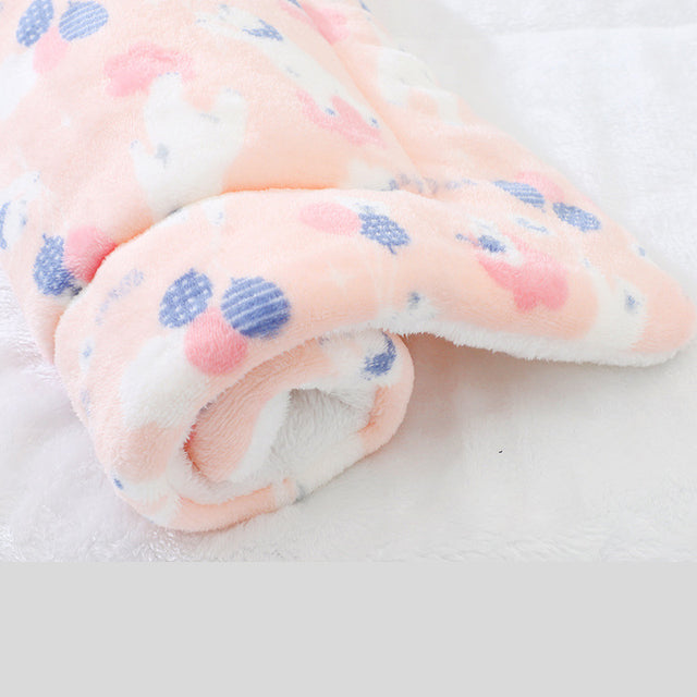 Pet Mat Three Layer Pet Bed Autumn Winter Warm Soft Fleece