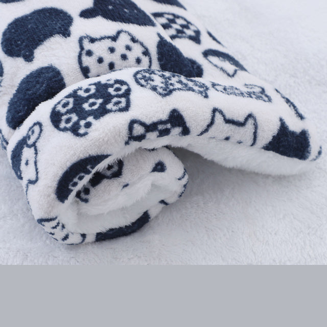 Pet Mat Three Layer Pet Bed Autumn Winter Warm Soft Fleece