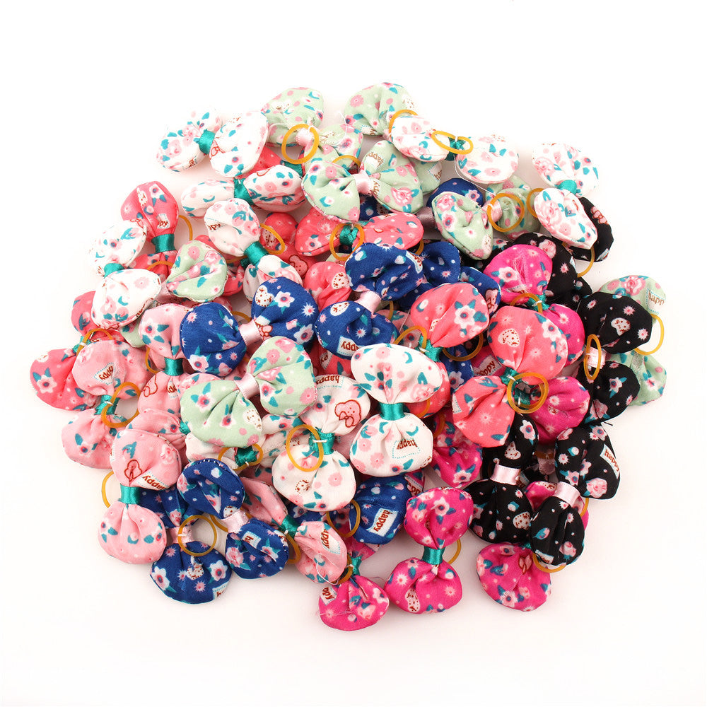 Small Dogs Bows Hair Accessories
