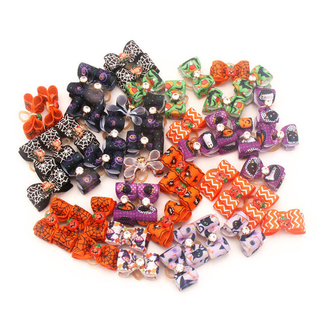 Small Dogs Bows Hair Accessories