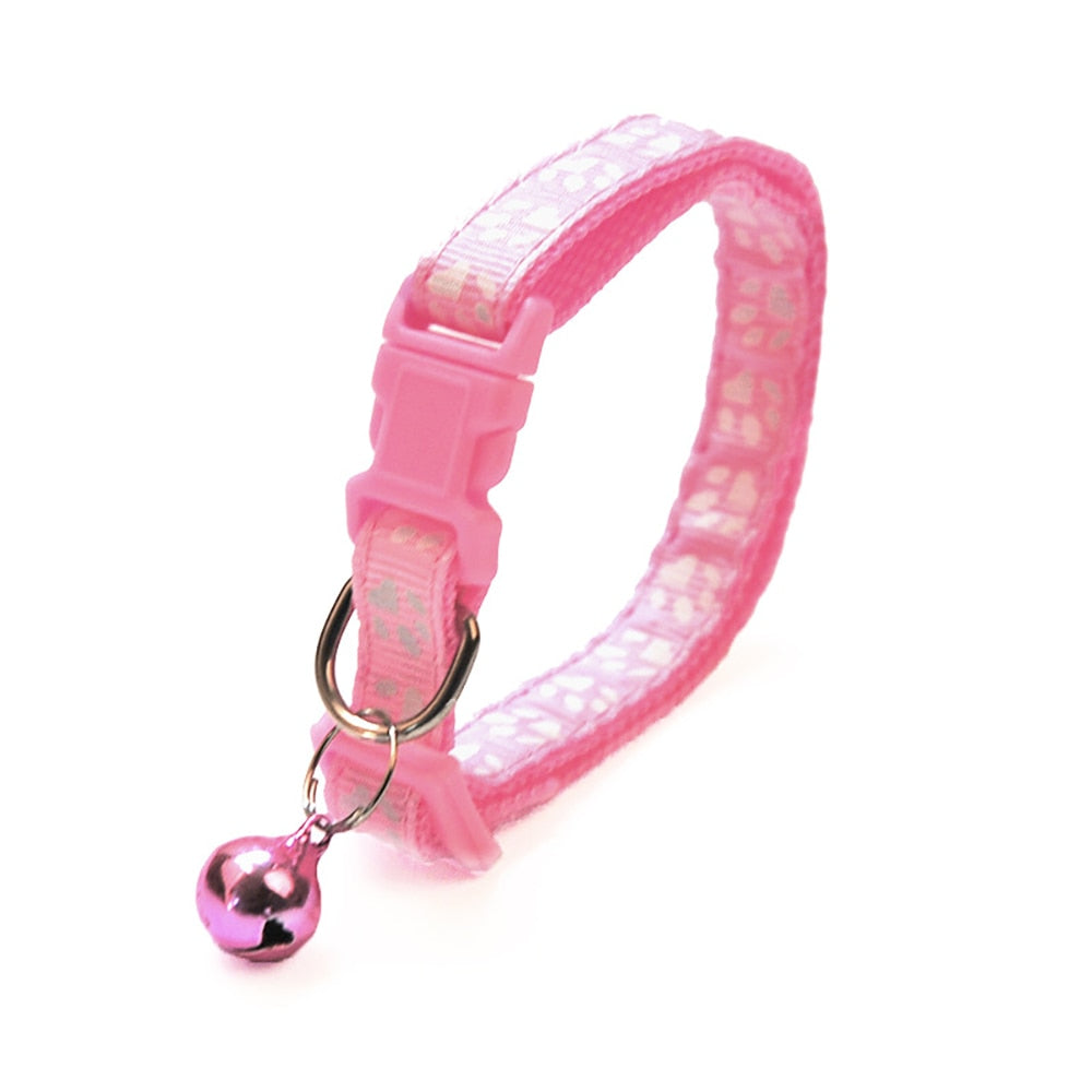 Colorful Adjustable Collar with Bell