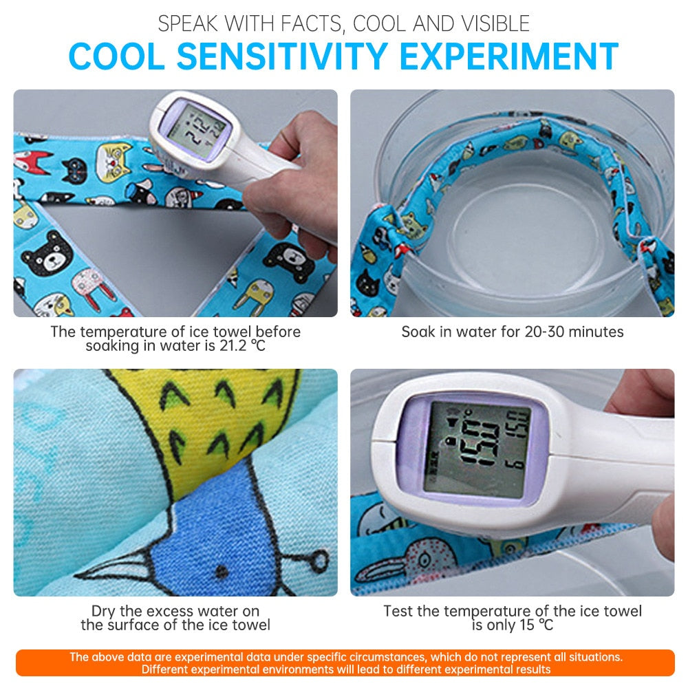 Summer Pet Cooling Ice Scarf