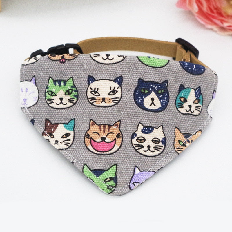 Necklace Scarf for Cat Bibs