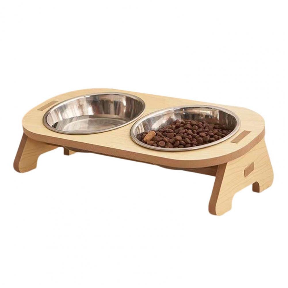 Pet Feeder Double Food & Water Container