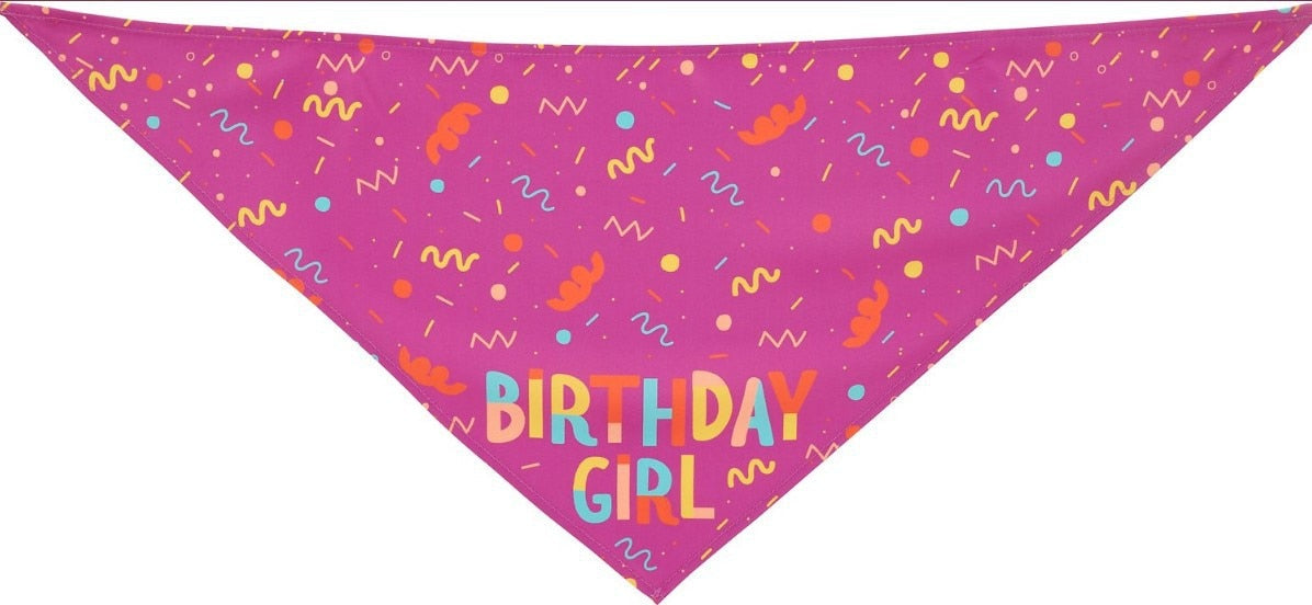 New Pet Triangle Scarf Bone Birthday Suit