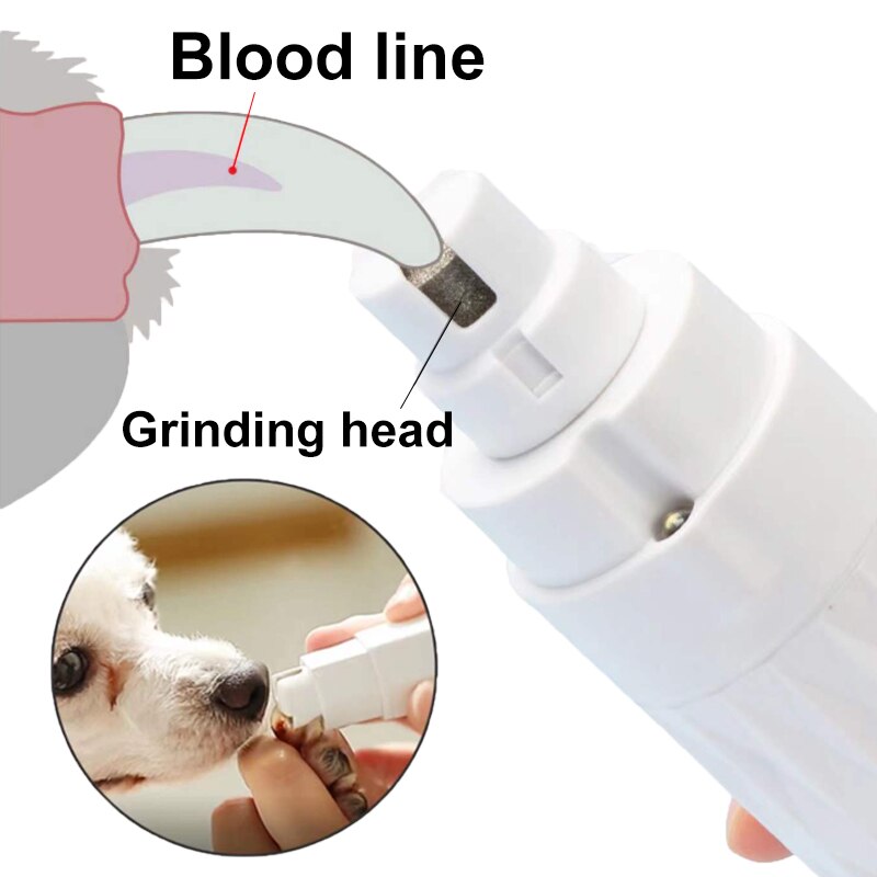 Pet Electric Nail Clipper With Led Light