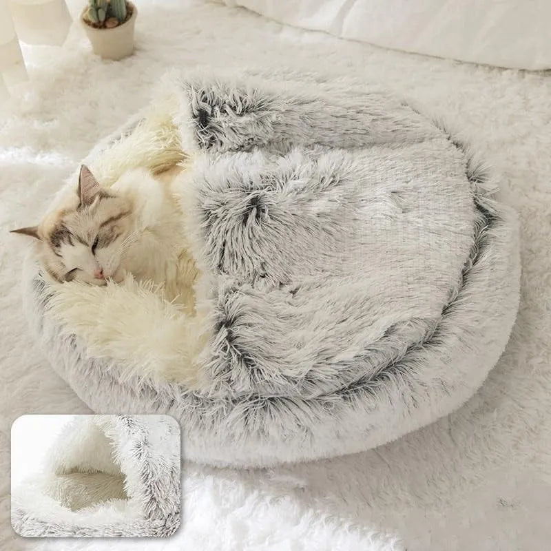 Soft Plush Round  Warm Comfortable Basket