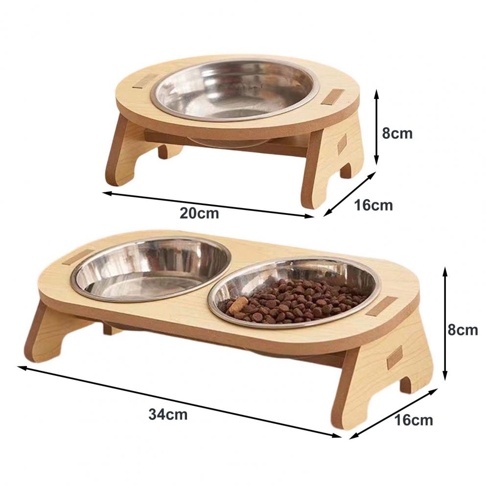 Pet Feeder Double Food & Water Container