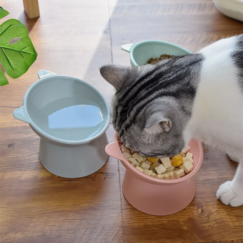 45°Neck Protector Pets Food Water Bowls