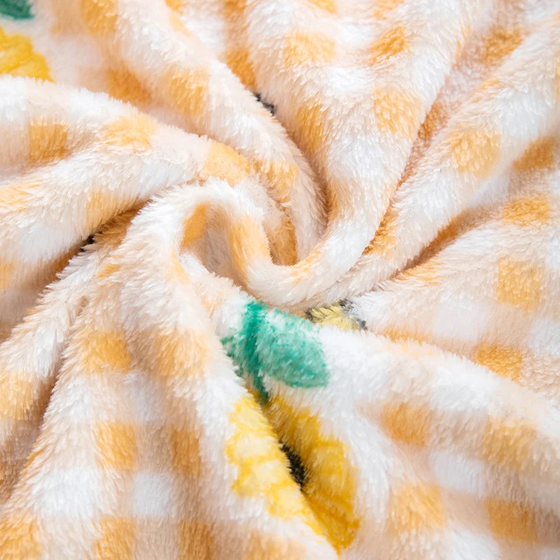 Warm Soft Pet Dog Blanket Mat Plush Thin