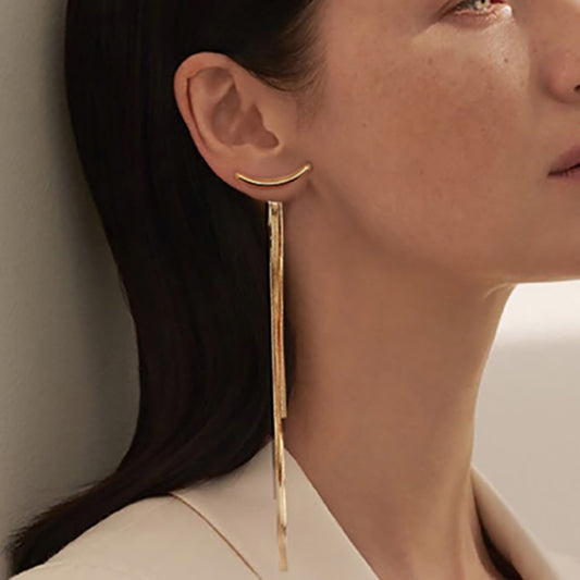 Long Tassel Drop Earrings for Women