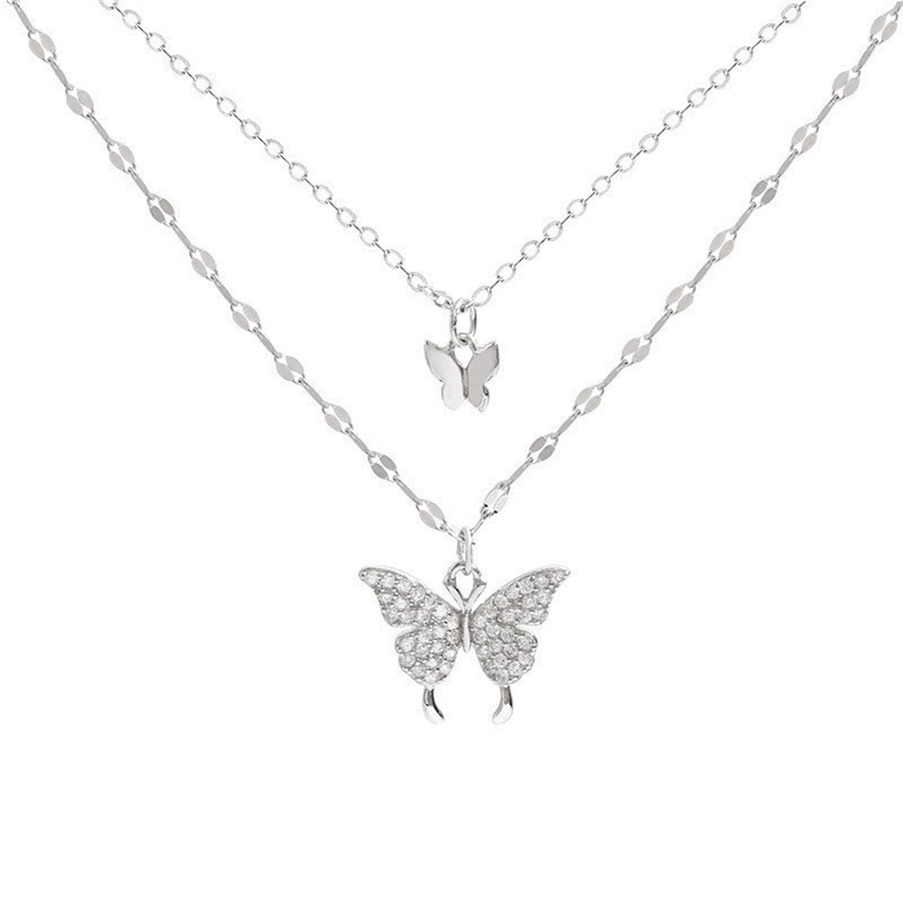 Butterfly Necklace Ladies Exquisite