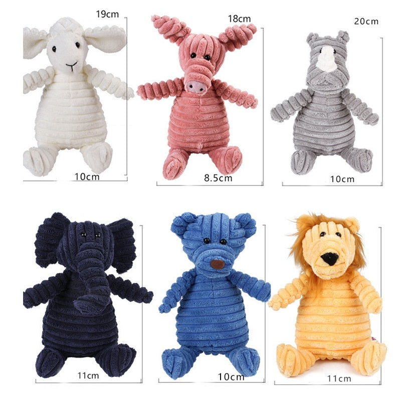 Hot Corduroy Dog Toys for Small Large Dogs