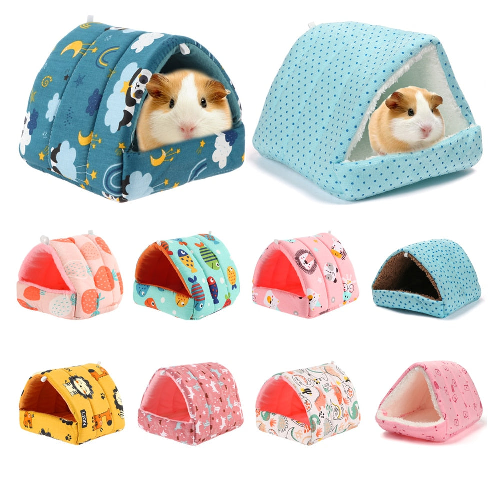 Sleeping Bed Hamster House Warm Soft Mat