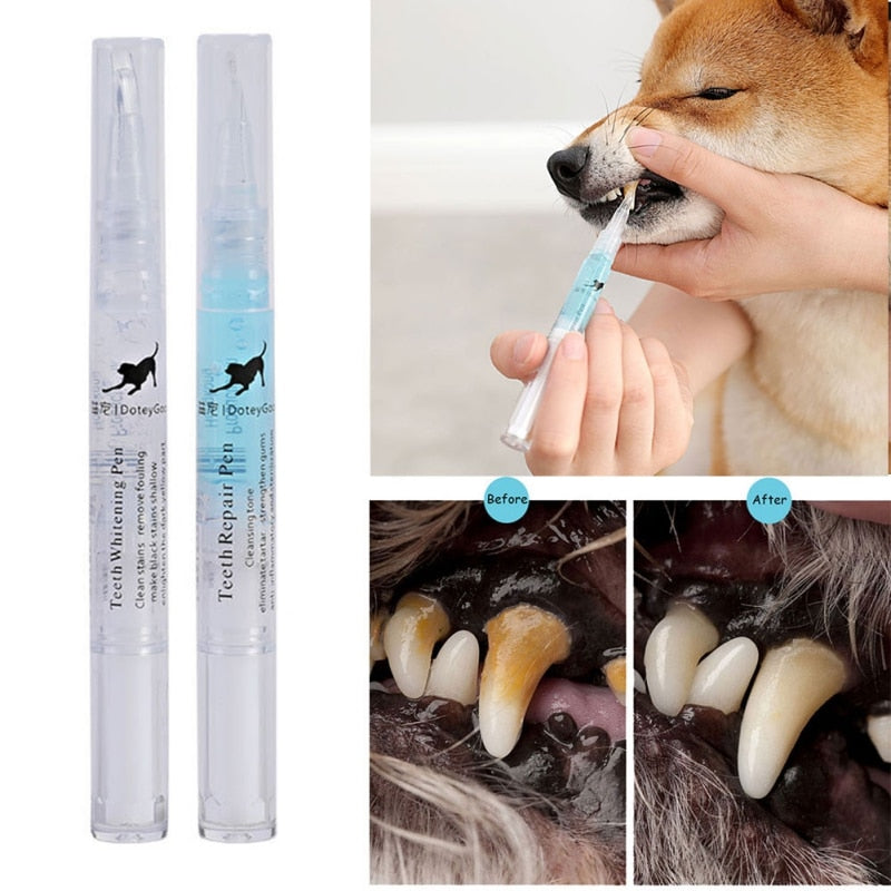 1Pcs 5ml Pets Teeth Cleaning Tool Dogs