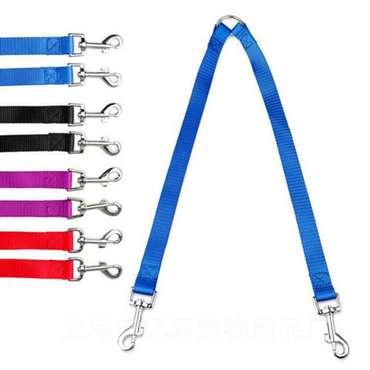 Double Twin Dual Coupler Dog Leash Two in One