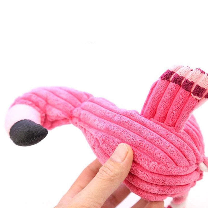 Flamingo Dogs Bite Chew Toy
