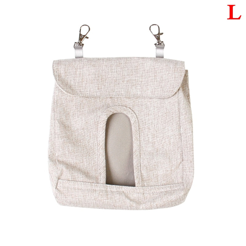 1PC Hanging Pouch Feeder Hay Bag Holder with Hooks