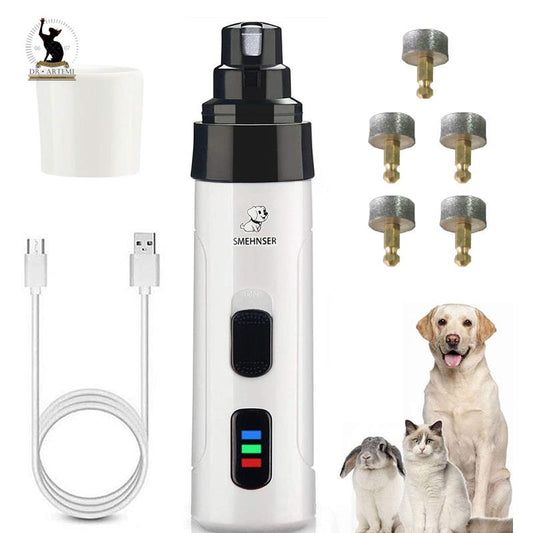 Rechargeable Dog Nail Grinders USB Charging