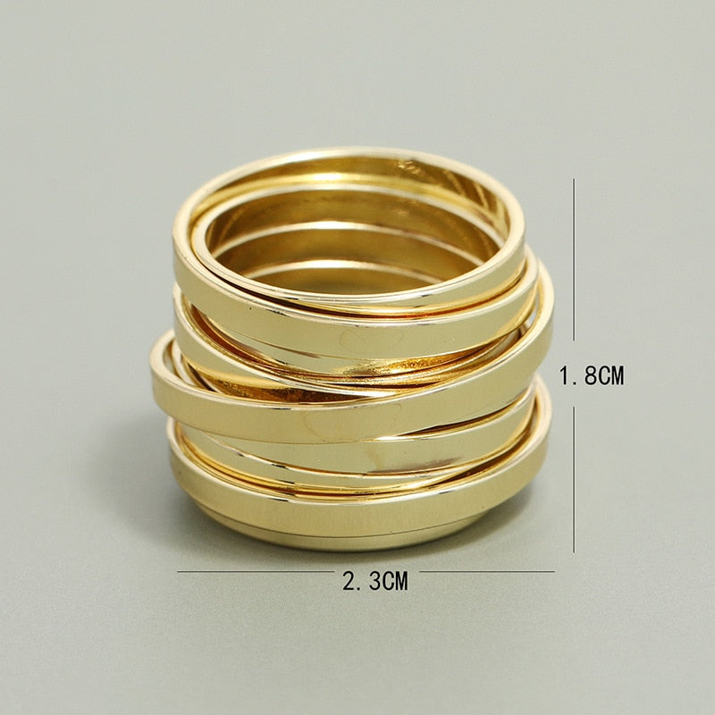 Multi layer Wide Ring