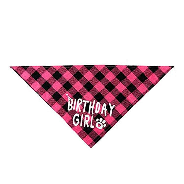 Birthday Triangle Scarf Hat Bow Tie