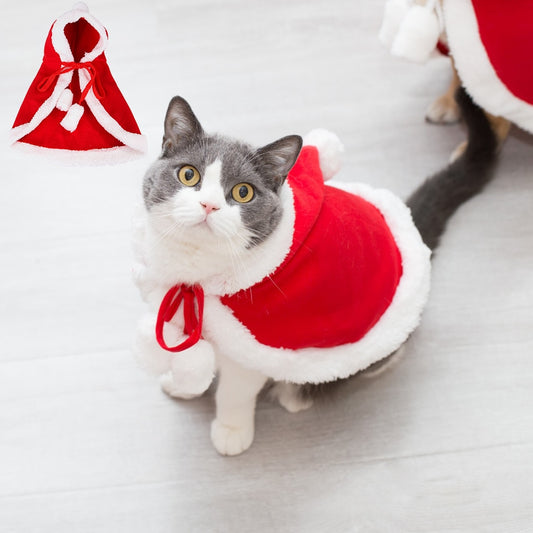 Dog Cloak Cat Clothes Christmas