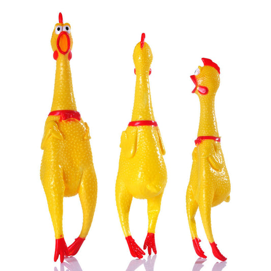Screaming Chicken Squeeze Sound Toy Pets