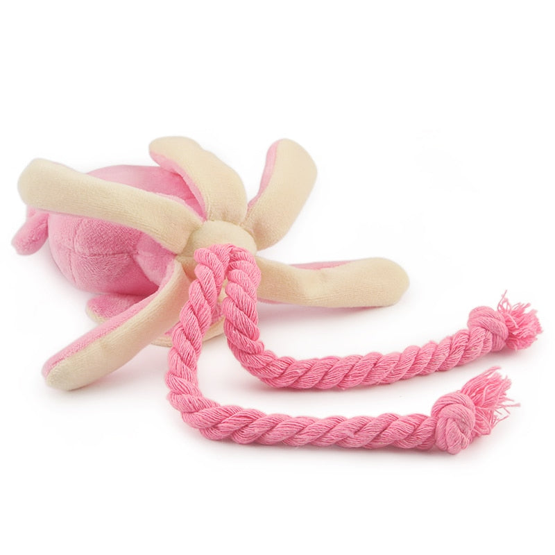 Sound BB Plush Rope Toys Pink