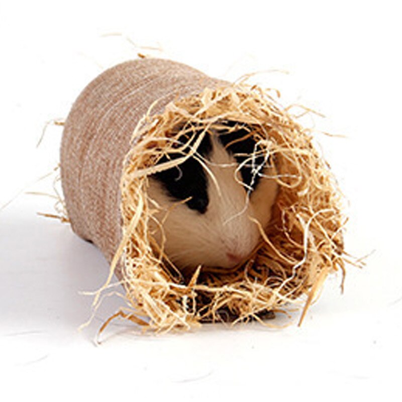Rabbit Hideaway Hamster Tunnel Straw Nest
