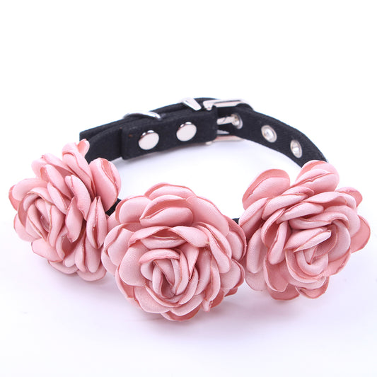Necklace Roses Flower Collar