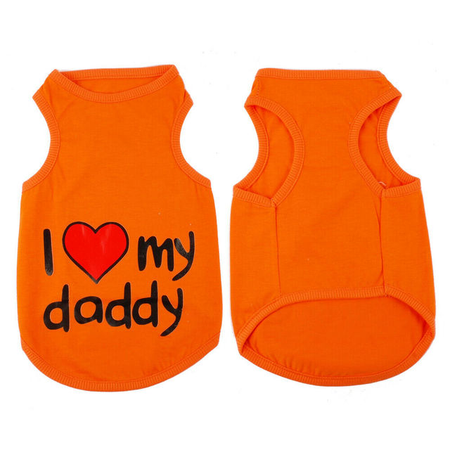 Vest I Love Mummy Daddy Pug T- Shirt