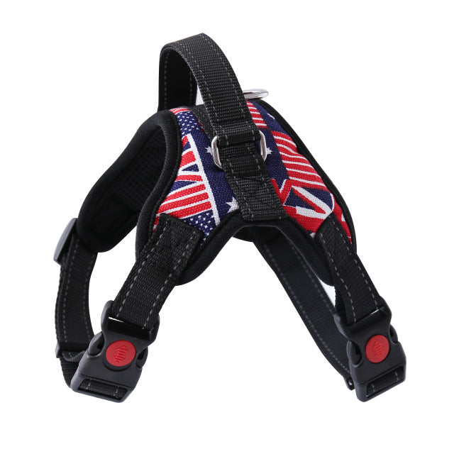 Pet Dog and Cat Adjustable Harness with Leash Reflective